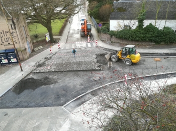 Chantier á Visé (Belgique)